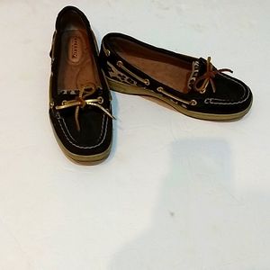 Sperry Top-Sider Leopard Print Size 6